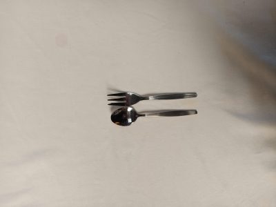 Dessertvorkje en dessertlepeltje