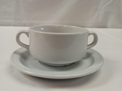 Soepkop en schotel stapelbaar