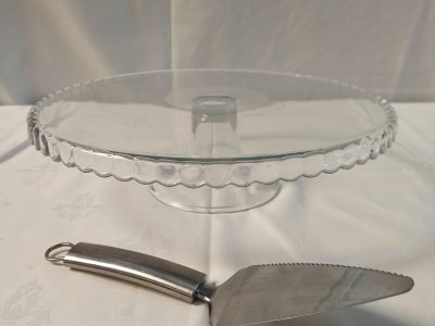 Taartschaal incl. taartschep